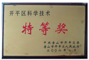 開平區(qū)科學技術特等獎